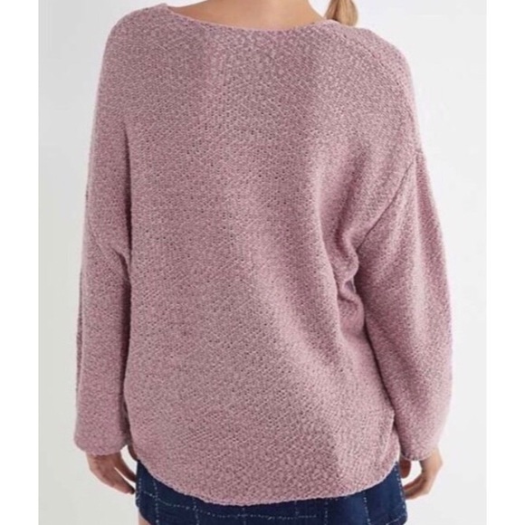 Urban Outfitters Pink V-neck Sweater - Picture 4 of 8